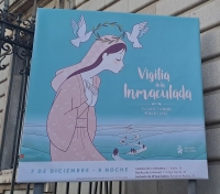 Fotografías de los carteles de la Vigilia